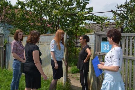 Выездное заседание Совета профилактики